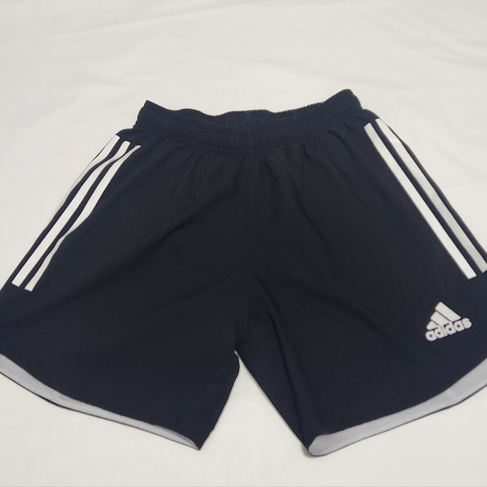 Adidas ClimaCool Athletic Shorts Black & White Running Exercise Workout M